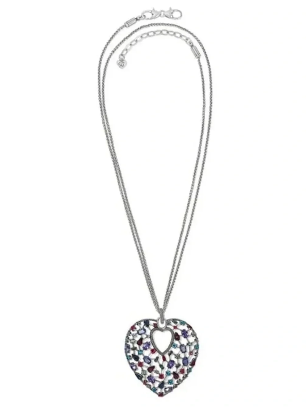 Brighton One Love Convertible Heart Necklace $198 NWT